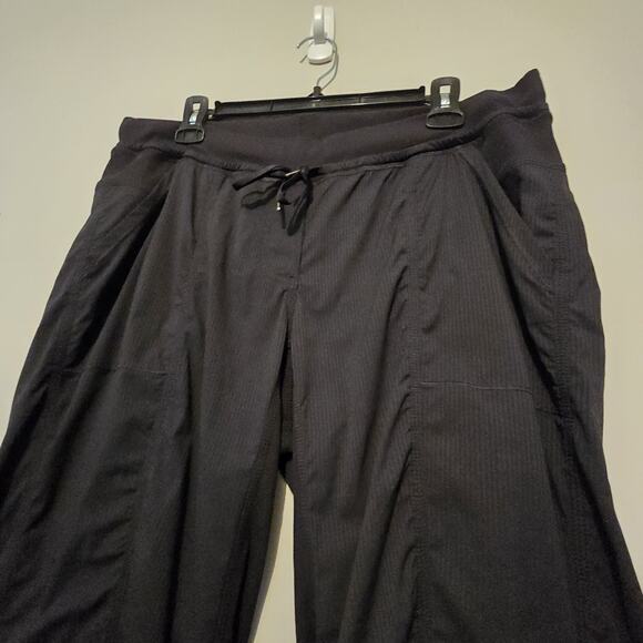 Lululemon Dance Studio Cropped Pants Womens Sz 12 Black Workout Athleisure - Picture 5 of 13